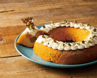 かぼちゃのエンゼルケーキ