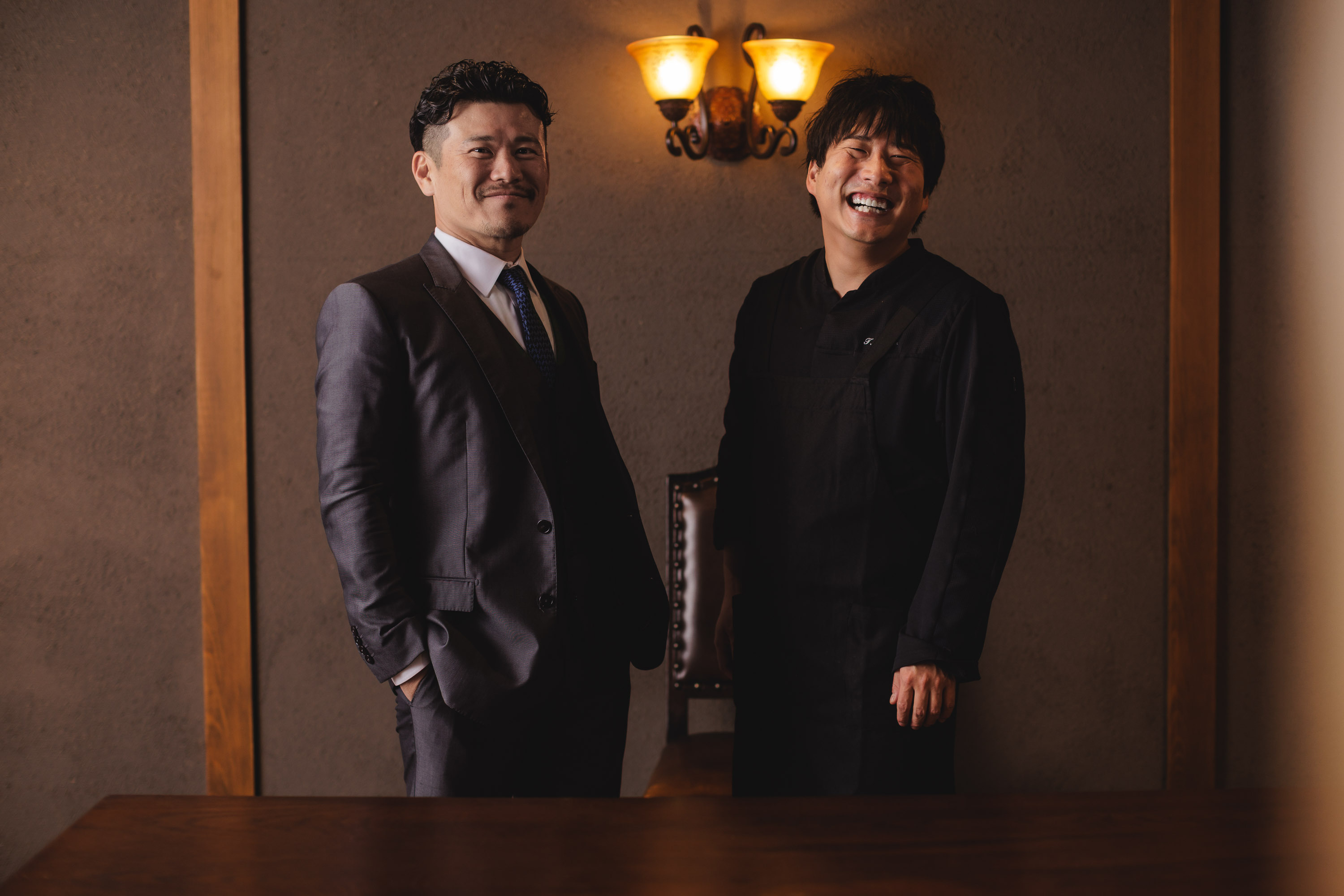 左 上嶋 / 右 中尾