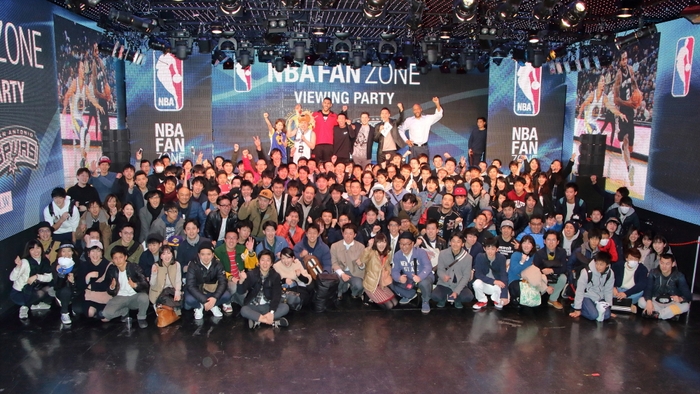 NBA Fan Zone Tokyo 集合写真