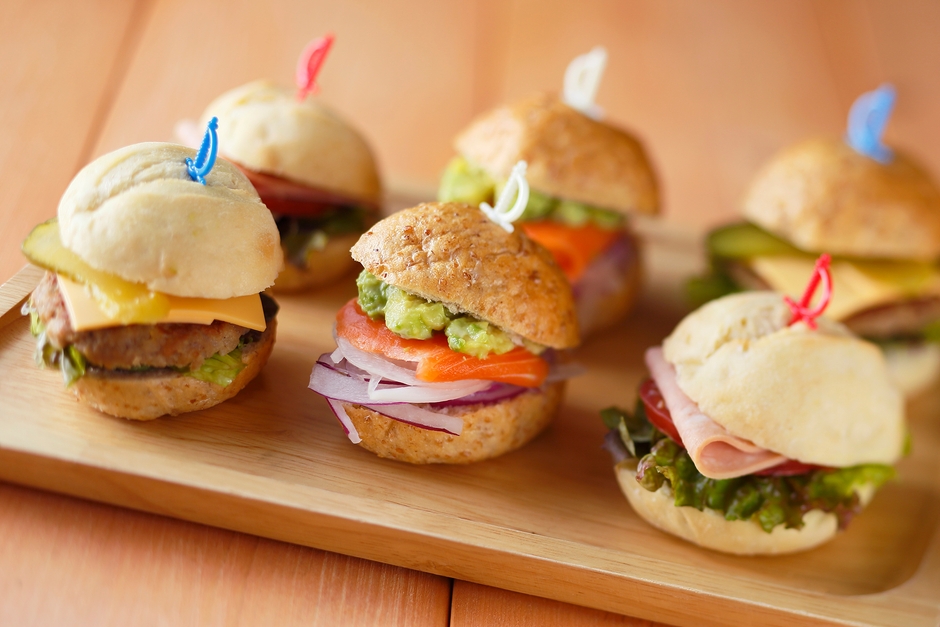 自分でつくるサンドウィッチ&ハンバーガー