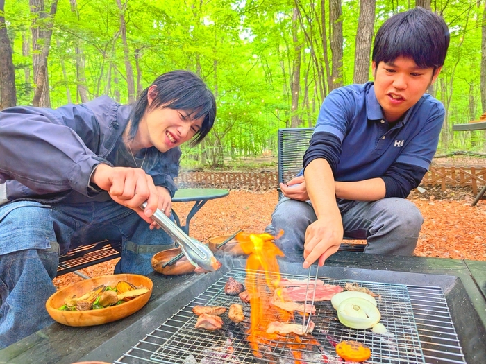 全席オープンテラス席なので開放的