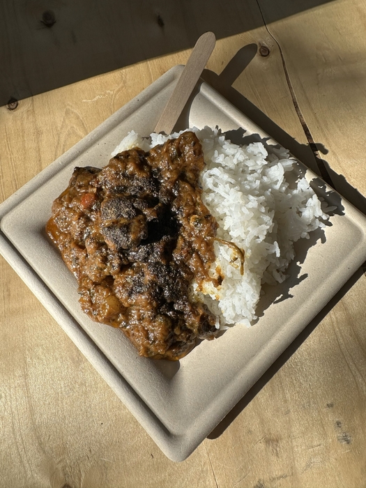 昨年開催の様子②エゾシカカレー