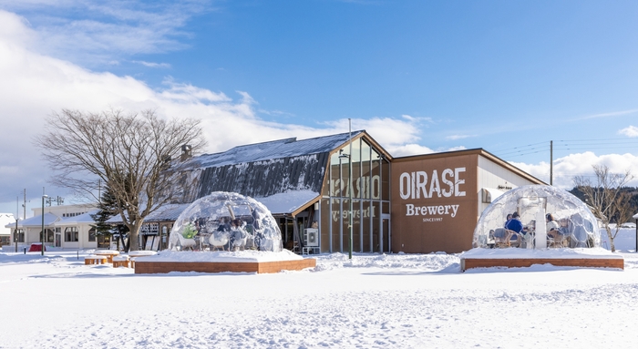 かまくらドームとOIRASE Brewery