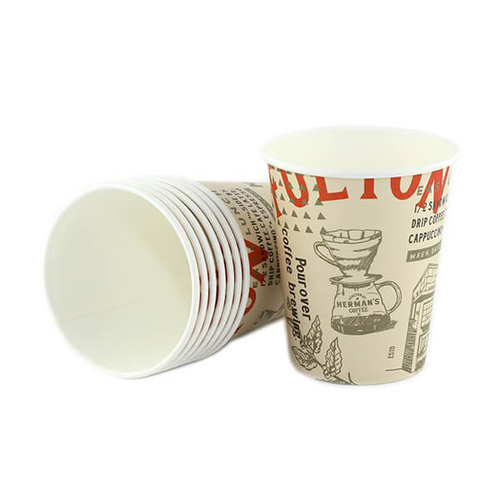 「ペーパーカップ Coffee」価格：107円／サイズ：Φ7.5×H9cm／容量：約220ml／8個入り