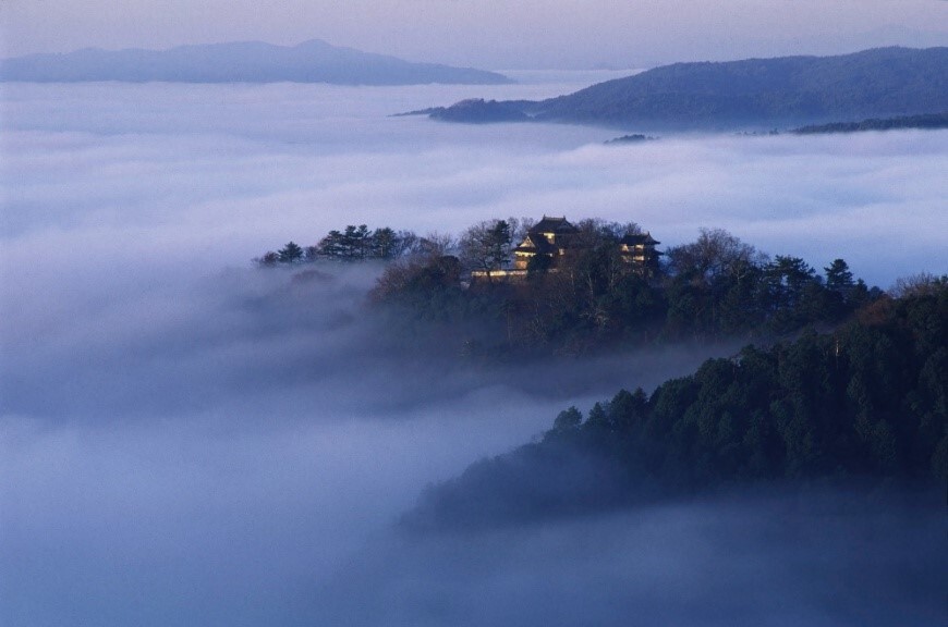 高梁市(雲海に浮かぶ備中松山城)