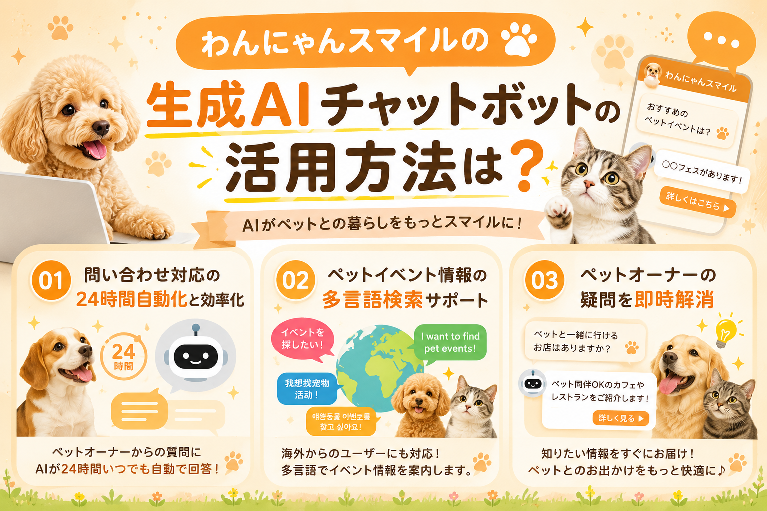生成AIチャットボットの活用方法は?