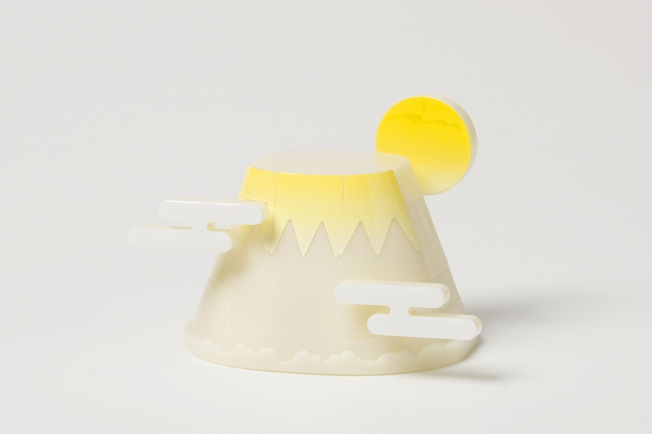 ゴトプラ 富士山 蓄光Ver. 組み立てイメージ