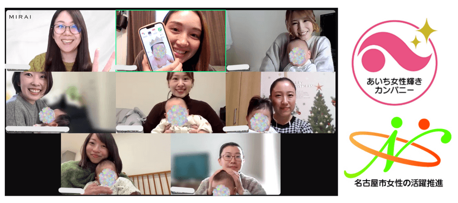 実際のママランチ会の様子