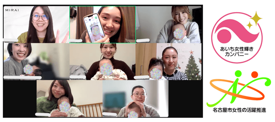 実際のママランチ会の様子