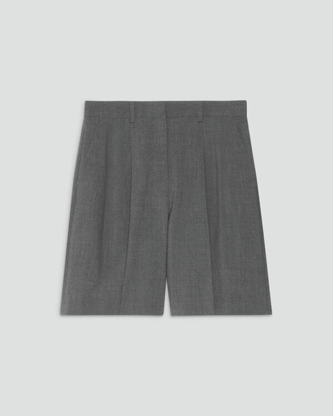 Traceable Wool Dbl Pleat Sh