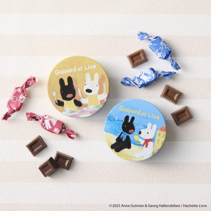 リサとガスパールのなかよしペア缶