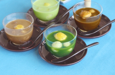 茶をスープ代わりに使用