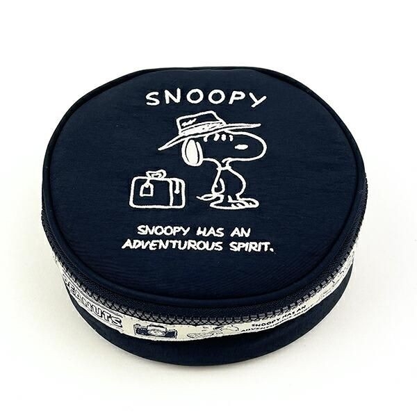 スヌーピーのシンプルなコスメポーチ