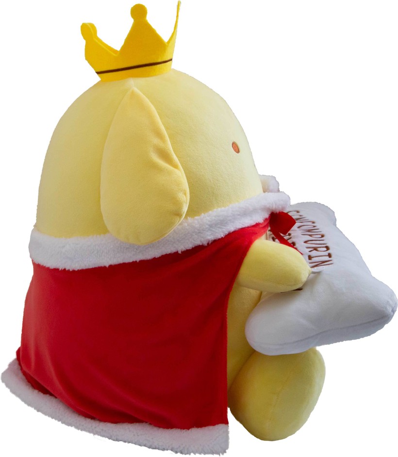 ポムポムプリン25周年記念！ ふわふわのぬいぐるみPCクッション登場 
