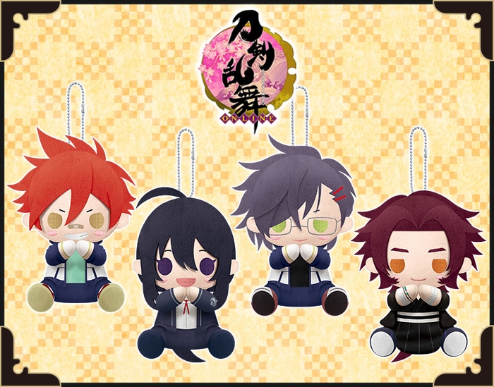 ぴたぬい 愛染国俊 / 鯰尾藤四郎 / 明石国行 / 蜻蛉切01