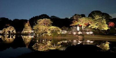 ＜11/28(金)～12/9(火)＞「庭紅葉の六義園 夜間特別観賞」を開催！ 江戸から続く歴史的庭園が夜間特別開園＆紅葉のライトアップが楽しめる