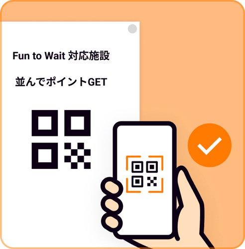 ①②QRコード読み取り(イメージ)