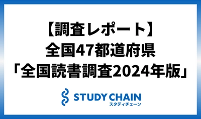 【調査レポート】2019年から5年でどう変わった？全国47都道府県「世代別全国読書調査2024年版」公開