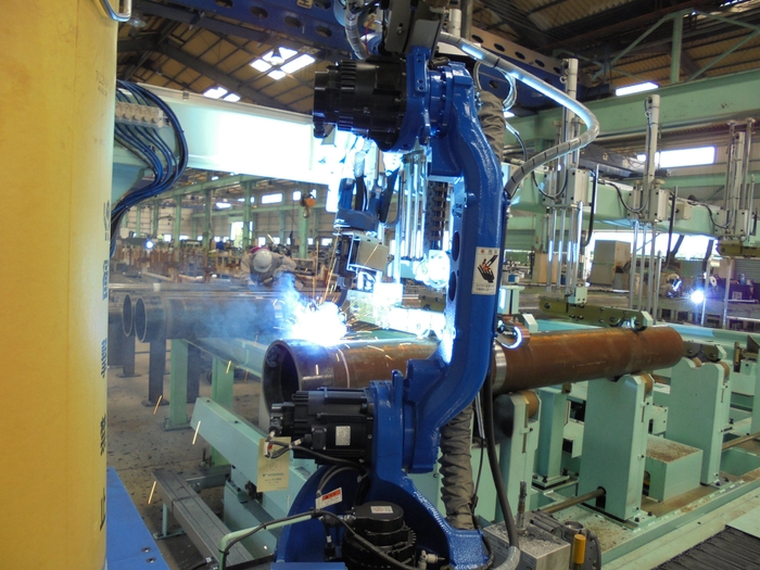 パイプ直管自動溶接機