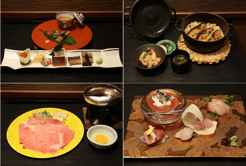 房総の旬の食材を使用したコースメニュー