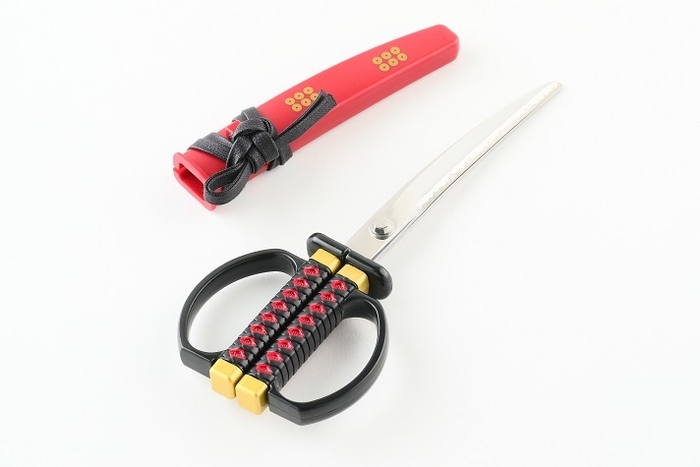 日本刀はさみ 真田幸村モデル 掛け台付き(2)