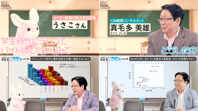 データに基づきテレビCMの効果を明確化!実践的ノウハウ満載の無料マーケティング動画