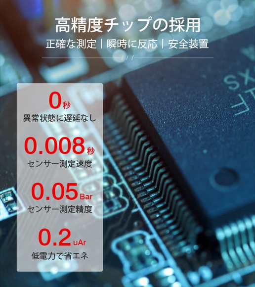 スリープモードも搭載