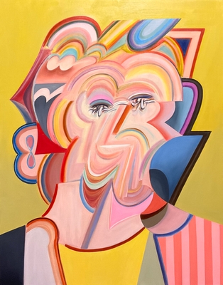 わたしはあなたではない(116.7×91×2.5cm, oil on canvas)