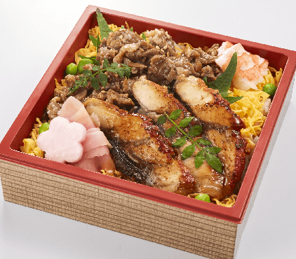 うなぎ×牛しぐれ重 