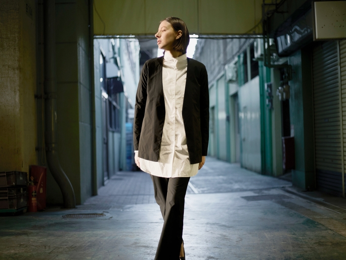 borderless no-collar jacket 2