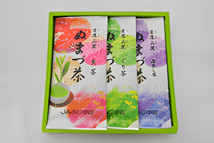 〇ぬまづ茶　愛鷹三種セット　ＵＲⅬ：https://www.ja-town.com/shop/g/g4304-020201/