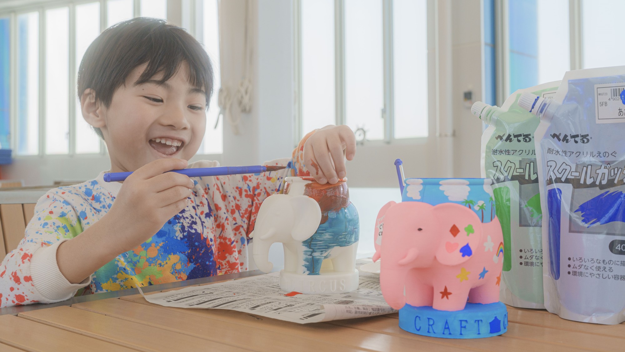 自分だけの動物アートが作れる体験が淡路島に登場！
淡路島西海岸「クラフトサーカス」新体験コンテンツ第一弾