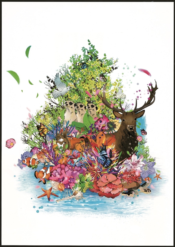 第11回「鉄鋼スラグ製品と海と森」アートコンテスト「大人の部」最優秀賞作品