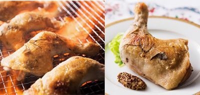 骨付き鶏もも肉のグリル　イメージ