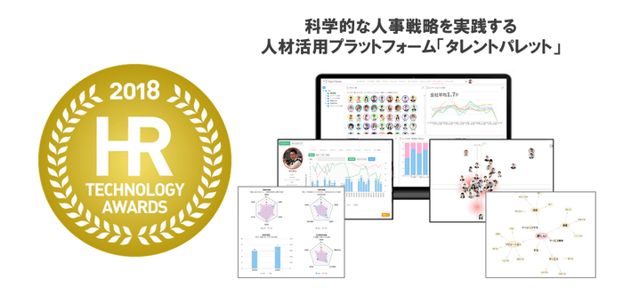 タレントマネジメントシステム『タレントパレット』がHRテクノロジー大賞を受賞