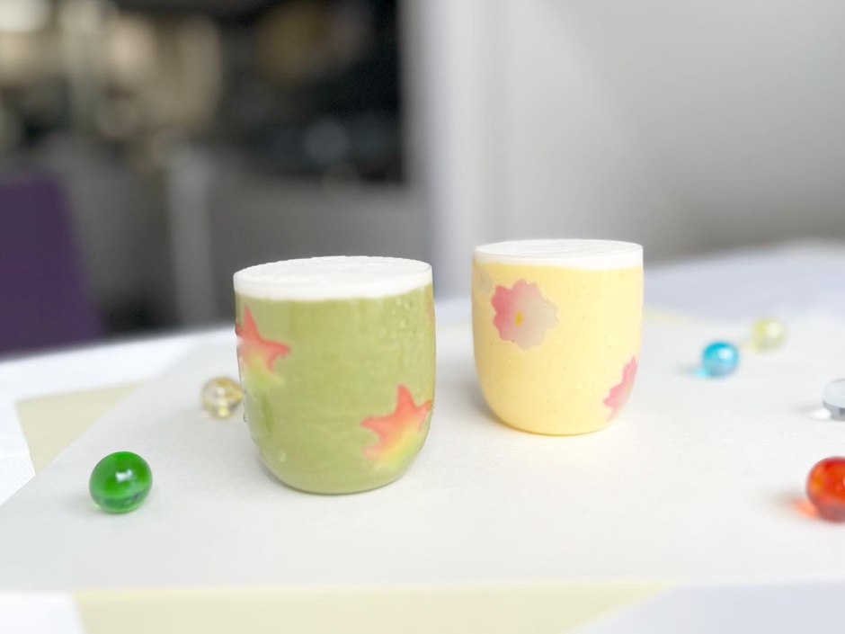 洛甘ぷりん<抹茶><プレーン> 594円(税込)