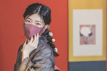 蒸れにくく心地よい肌触りの「和紙織物」を使用した “モダン和紙織りマスク”をオンラインショップにて新発売