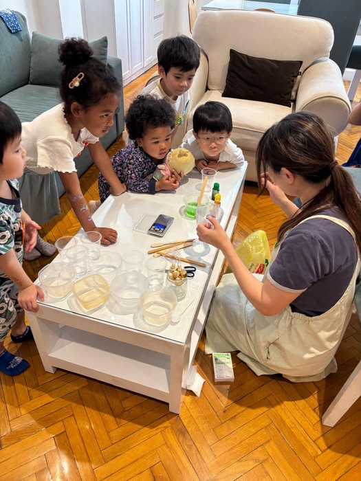 エジプト在住の日本のこどもたちのワークショップ