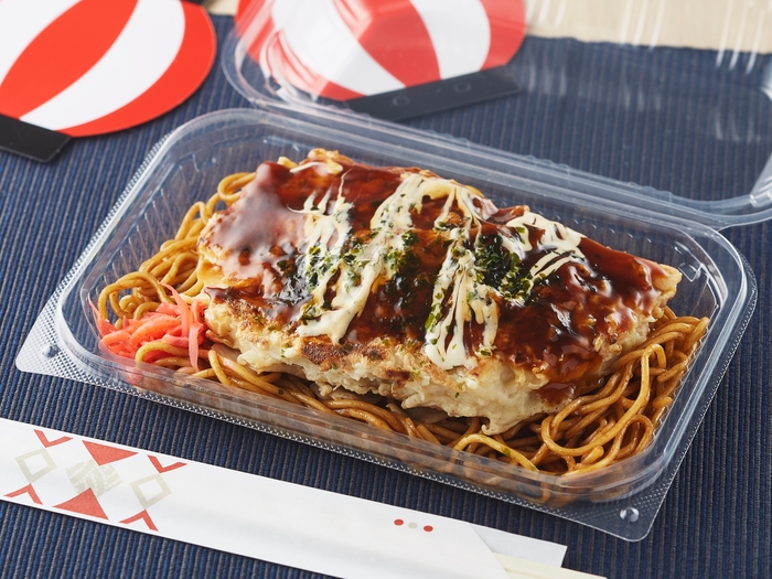 屋台風お好み焼画像(画像はイメージです。)