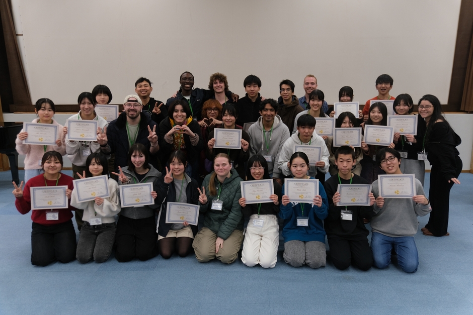 (2026年2月に、福岡県宗像市で主催したグローバルキャンプの様子)