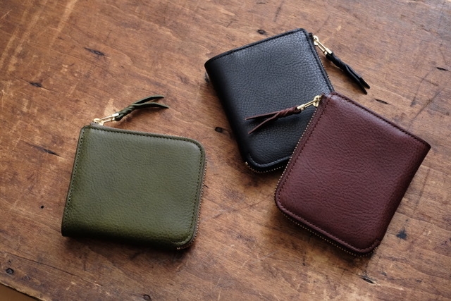 <数量限定>「ミネルバボックス」を用いたL字ファスナー財布“Cram”