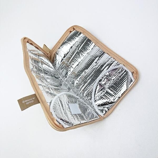 タオル生地でできているミッフィーのどっとポーチ