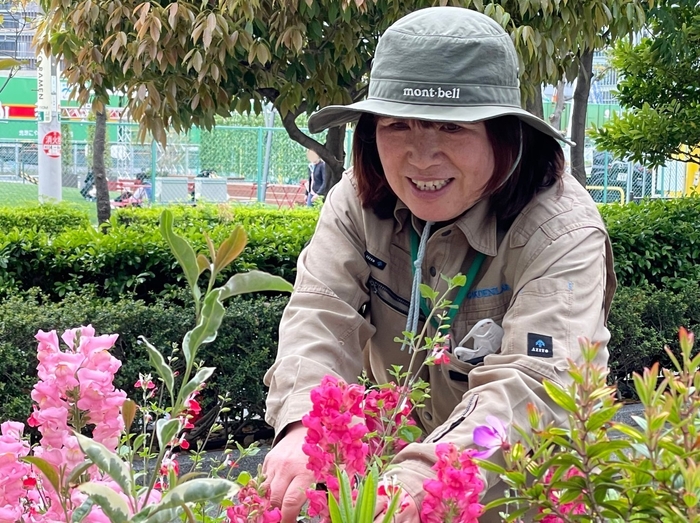 「ガーデンラボ」の現場責任者 井田 美雪さん