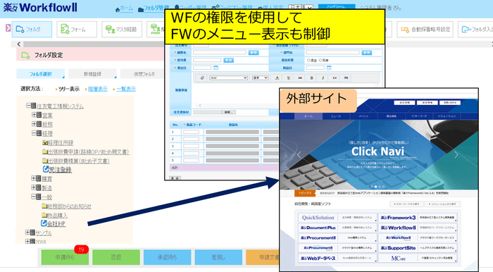 楽々WorkflowII