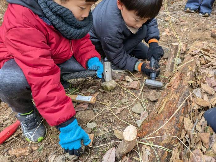 双子でもそれぞれ夢中になるポイントが違います。