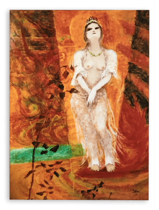 「舞い降りた天女」2020年F80