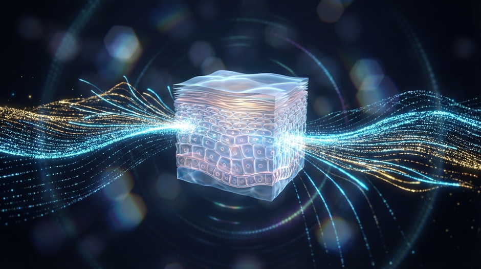 肌の深層を可視化する