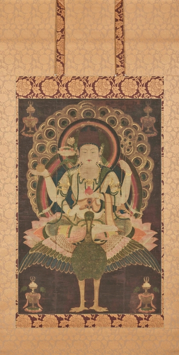 国宝 孔雀明王像 平安時代・12世紀 東京国立博物館蔵 (高精細複製品)