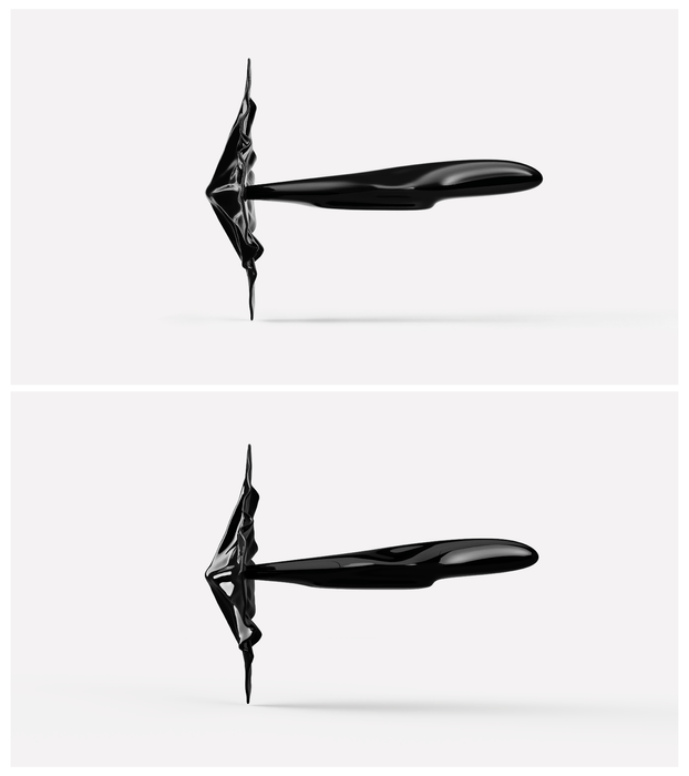 上:漆彫刻実写 下:CG