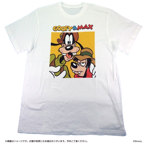 Tシャツ グーフィー&マックス ホワイト